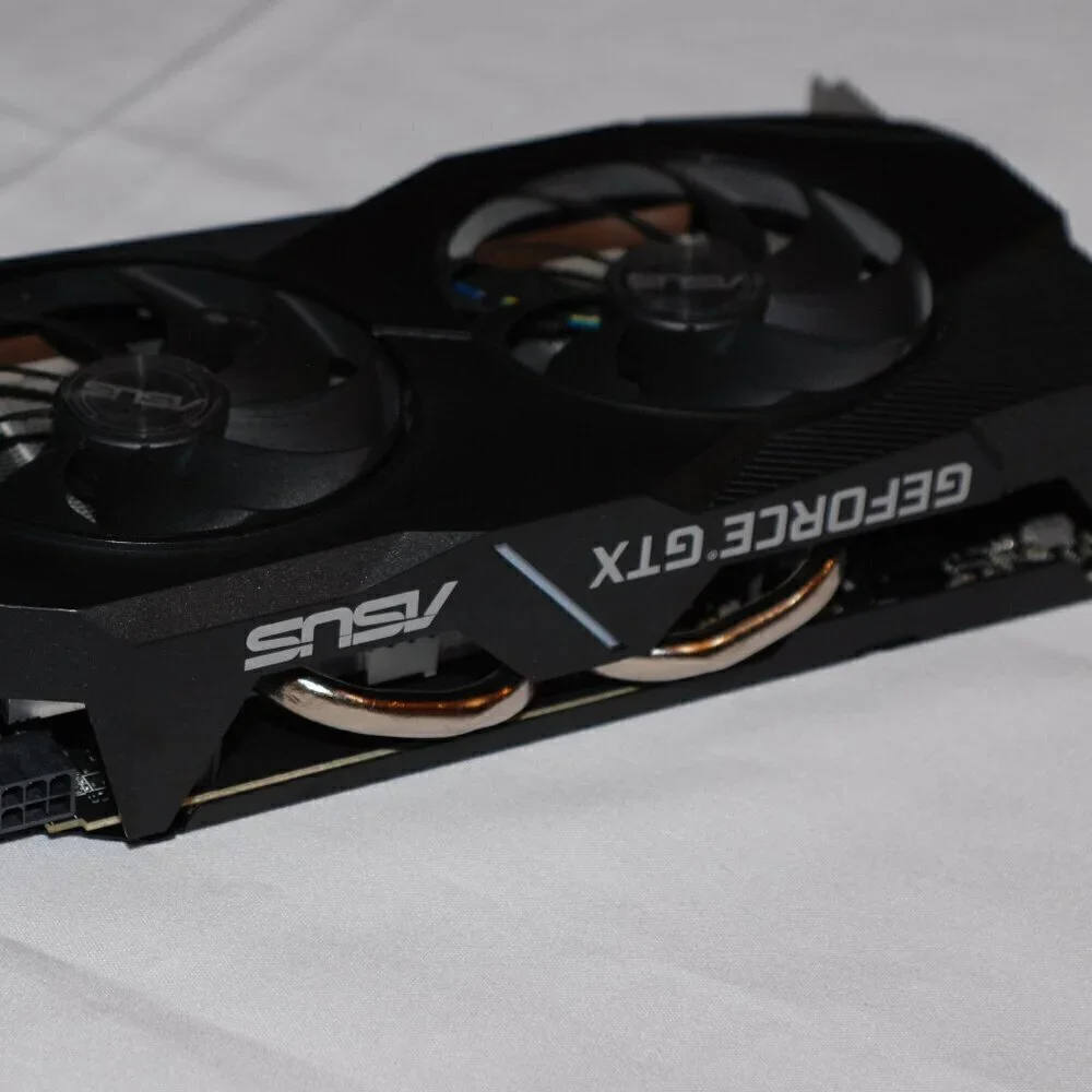 GPU ASUS 1660 Super EVO 6gb Graphics Card Nvidia *NEEDS FANS REPLACED!